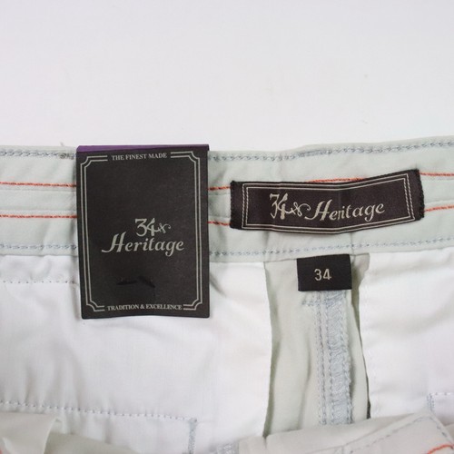 NEW 34 Heritage Nevada Khaki Twill Men’s Shorts Size 34 Flat Front Stretch - Picture 3 of 10