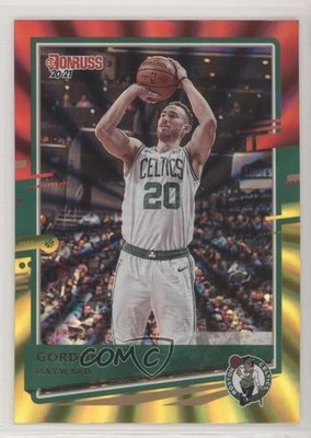 2020-21 Panini Donruss Red & Gold Laser Gordon Hayward #137 9hx