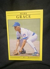 1991 Fleer - #422 - Mark Grace - Chicago Cubs