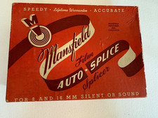 Vintage Mansfield Film AUTO-SPLICE SPLICER for 8 16 mm Silent or Sound
