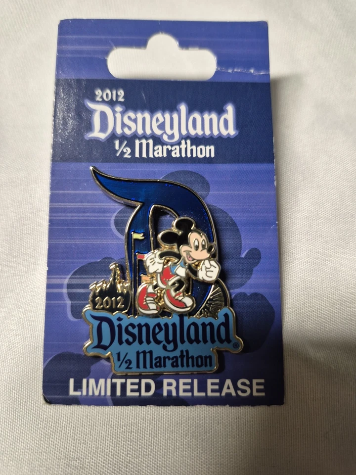 Medal from the 2012 Disneyland Half Marathon and Disney Trading Pin - Image 3 of 4