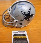 Emmitt Smith HOF Signed Auto Autographed Dallas Cowboys Mini Helmet JSA COA