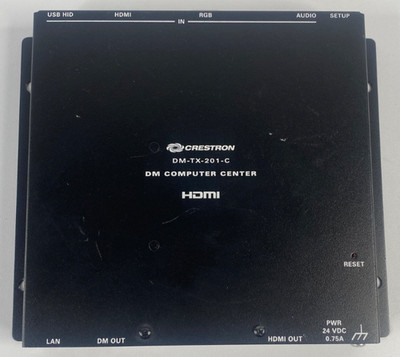 Crestron DM-TX-201-C HDMI Digital Media 8G+ Transmitter Switcher +Adapter