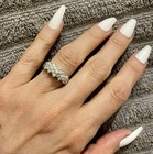 Diamond Ring Engagement Anniversary (1/2 Ct) Solid 10k YG Sz 6.5 — photo 4