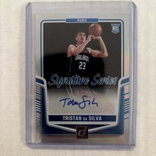 2024-25 Panini Donruss Tristan Da Silva Signature Series Silver RC Auto - Magic 