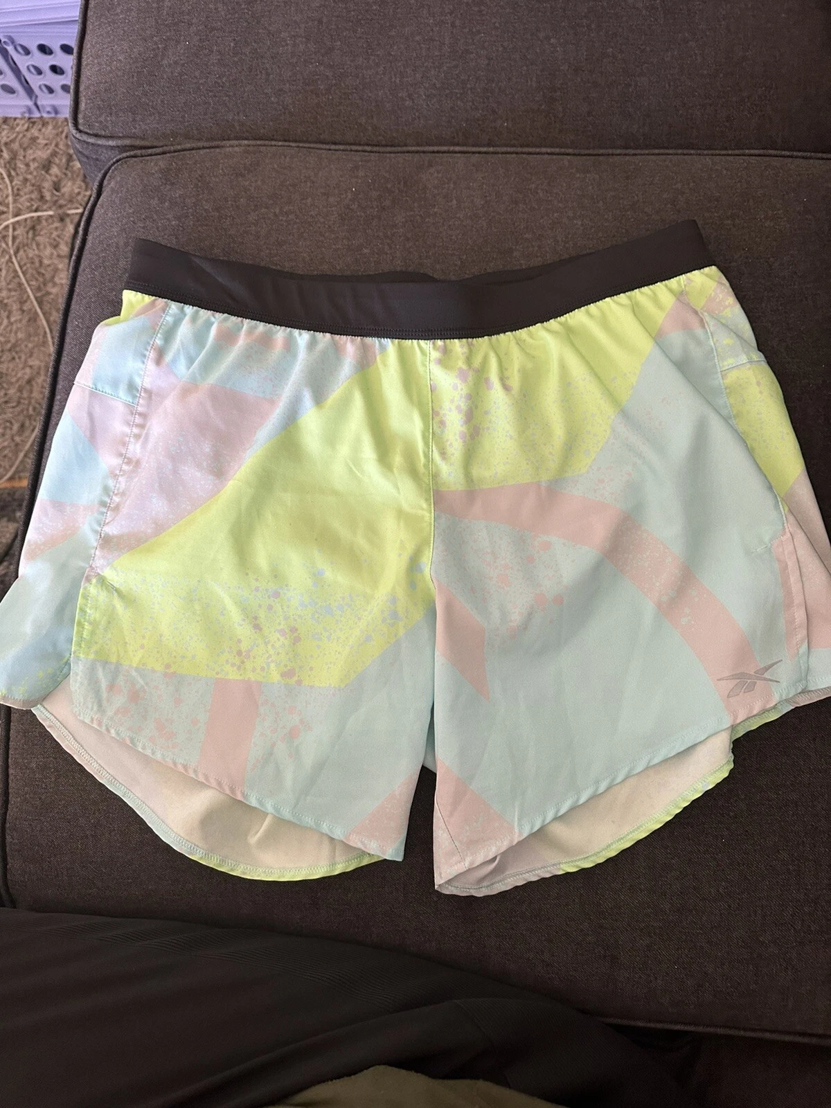 Pantaloncini Reebok Running Essentials Multicolore Taglia S Vita 30"