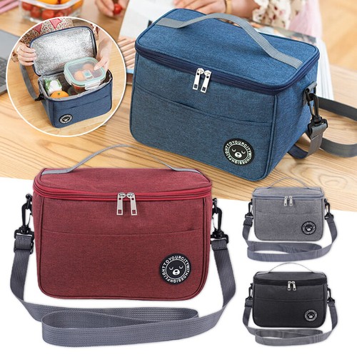 Outdoor Portable Lunch Bag Thermal Insulated Food Container Cooler Bag