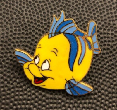 Disney pin 973 The Little Mermaid Flounder Princess Ariel fish friend ...
