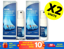 Tefin Terbinafine HCI Spray Fungal Treatment 10mg/g 15ml X 2