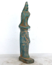 RARE ANCIENT EGYPTIAN ANTIQUE Horus with Ushabti Tomb Protection Servant Statue