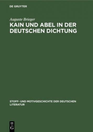 Thumbnail - Kain Und Abel In Der Deutschen Dichtung 6746