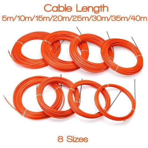Dispositivo guía naranja 4 mm 20 metros cable eléctrico de nailon extractores de empuje conducto5201 - Imagen 9 de 9