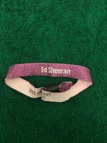 ED SHEERAN memorabilia Wrist band Wembley stadium Concert 17/06/2018 unused  - Picture 1 of 4