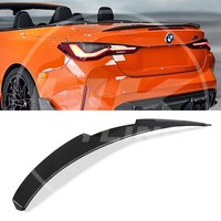 Spoiler Posteriore Stile M4 Lucido Stivale Nero Ala Labbra Per Bmw Serie 4 Cabrio G23 21+