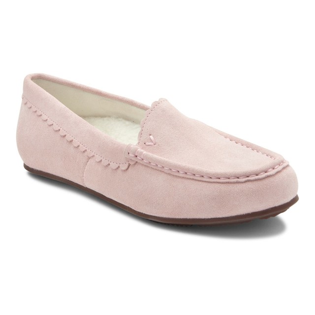 light pink moccasins