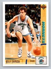 1991-92 Upper Deck Kelly Tripucka #290 Charlotte Hornets