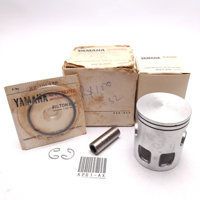 Yamaha 100 RX RX100 Piston Kit Set OS 0.50 P/N 1V1-11636-00 NOS