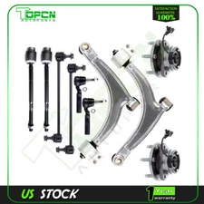 Front Lower Control Arm Ball Joint Tie Rod Wheel Bearning Hub For 2004-12 Malibu