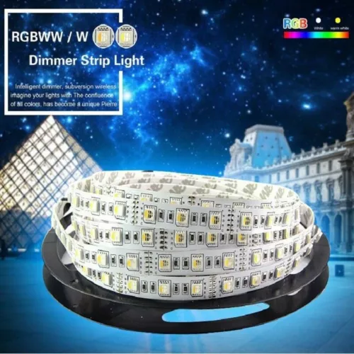 Tira LED 5m 12V 24V RGB RGBW RGBWW SMD 5050 IP65 tira regulable cinta tira - Imagen 8 de 41