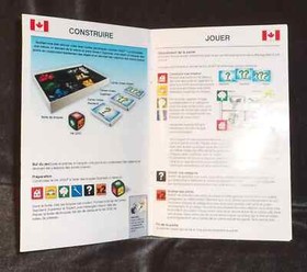 LEGO 3844 Creationary Parts Lot: Poster, Instruction, 96 game cards Replacements