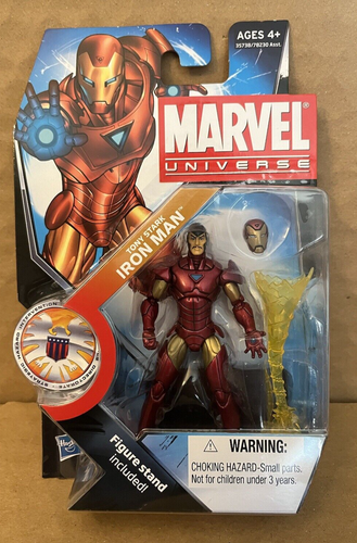 TONY STARK IRON MAN Marvel Universe Series 3, 3.75" Figure, MOC, Avengers - Picture 1 of 6