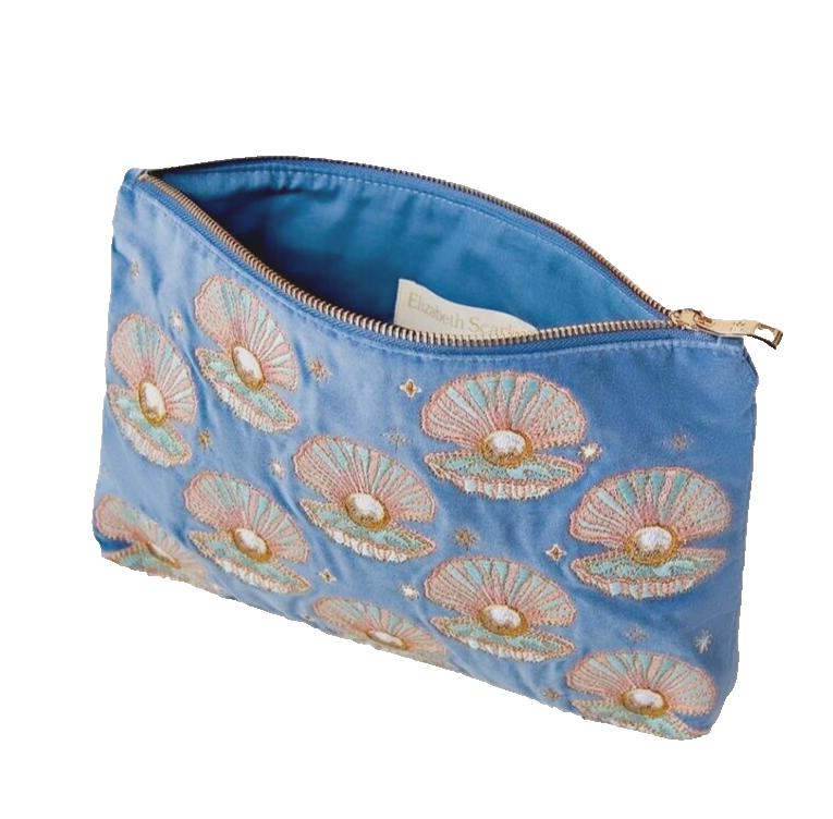 Elizabeth Scarlett Fortnum & Mason Velvet Pouch w/Dust Bag
