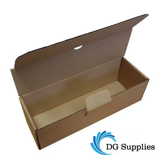 Small Parcel Brown Die Cut Postal Box Shipping Boxes for 500ml 1000ml 1L Bottles - Image 4 of 4