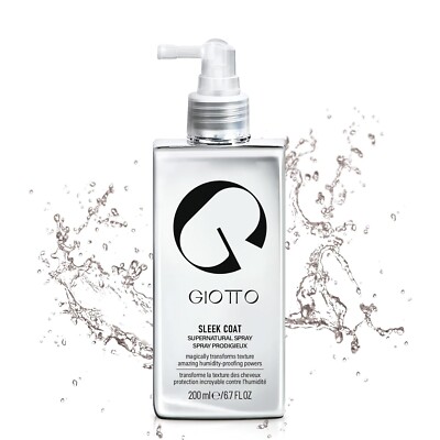 SET OF 2 Giotto Sleek Coat Supernatural Hair Spray - Anti-Frizz & Anti-Humidity