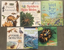 Lot 6 Children s Animal Bugs Nature Books