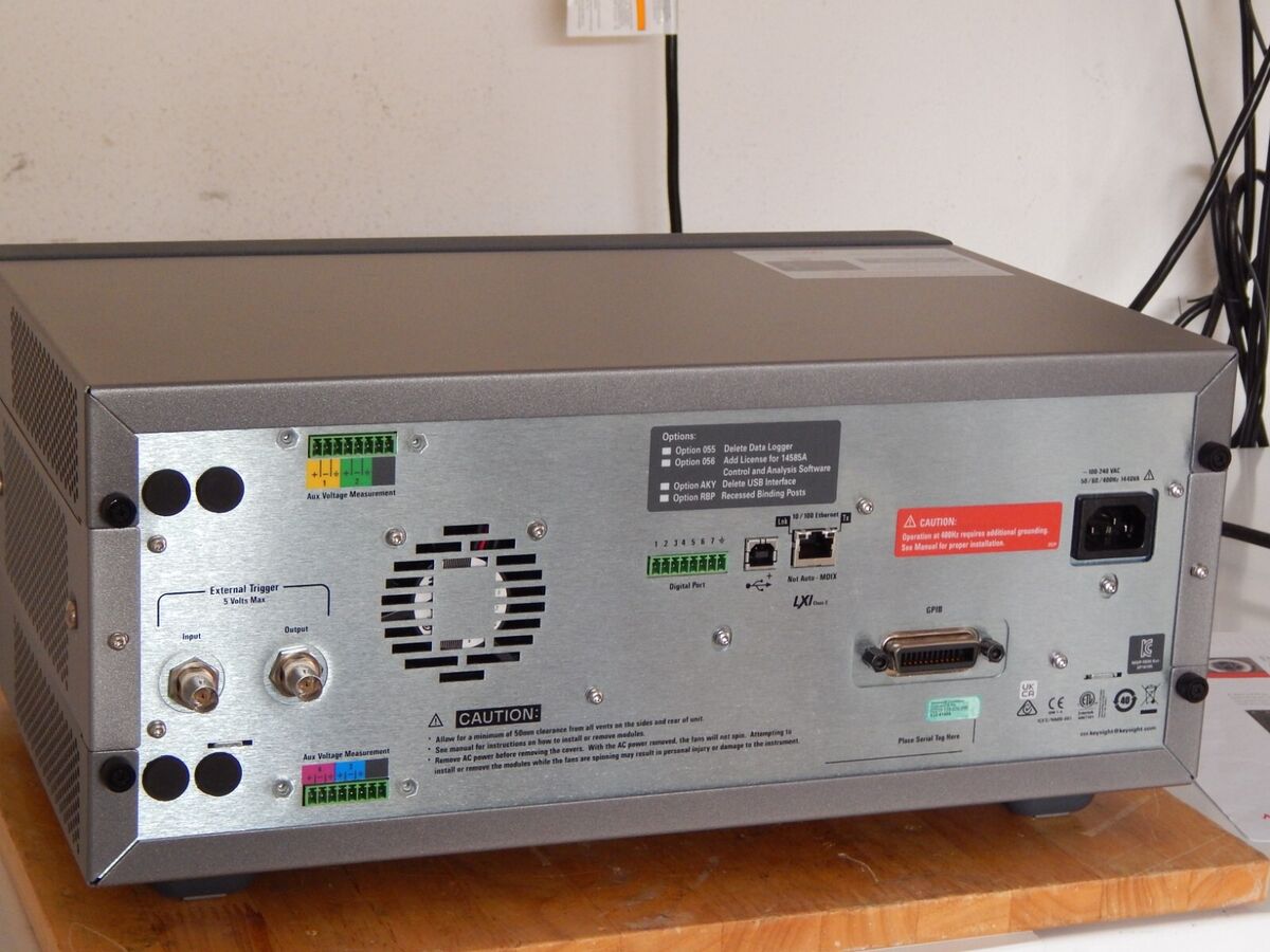 N6705C DC Power Analyzer