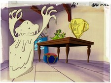 Pocket Dragon Adventures DIC Animation Cel and OBG Background  1998 Musgrave 152