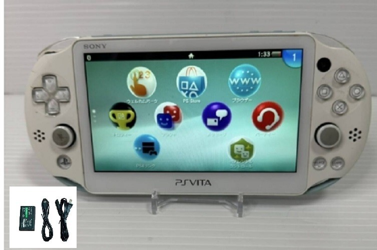 Sony PS Vita PCH-2000 Console Color White with Charger tested Sony