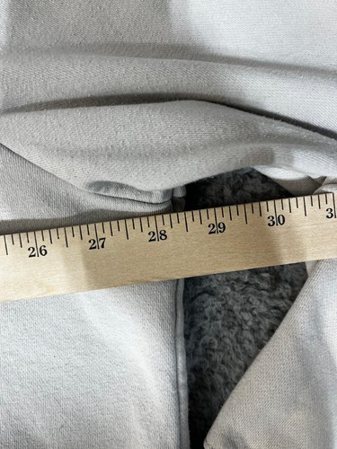 Sudadera con Capucha Logotipo GAP XXL Gris Polar Pullover Bordado Spellout Canguro - Imagen 4 de 8