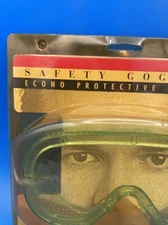 Uvex Safety Glasses Impact Goggle Lt Green Frame vintage unused in package