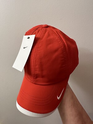 Nike Hat Adult Unisex Heritage86 DRI-FIT Golf Cap Red/White (NWT)
