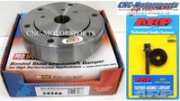 Sb Chevy 400 Pro Sport Sfi Race Harmonic Balancer External Balance W/arp Bolt Sb Chevy 400 Pro Sport Sfi Race Harmonic Balancer External Balance W/arp Bolt