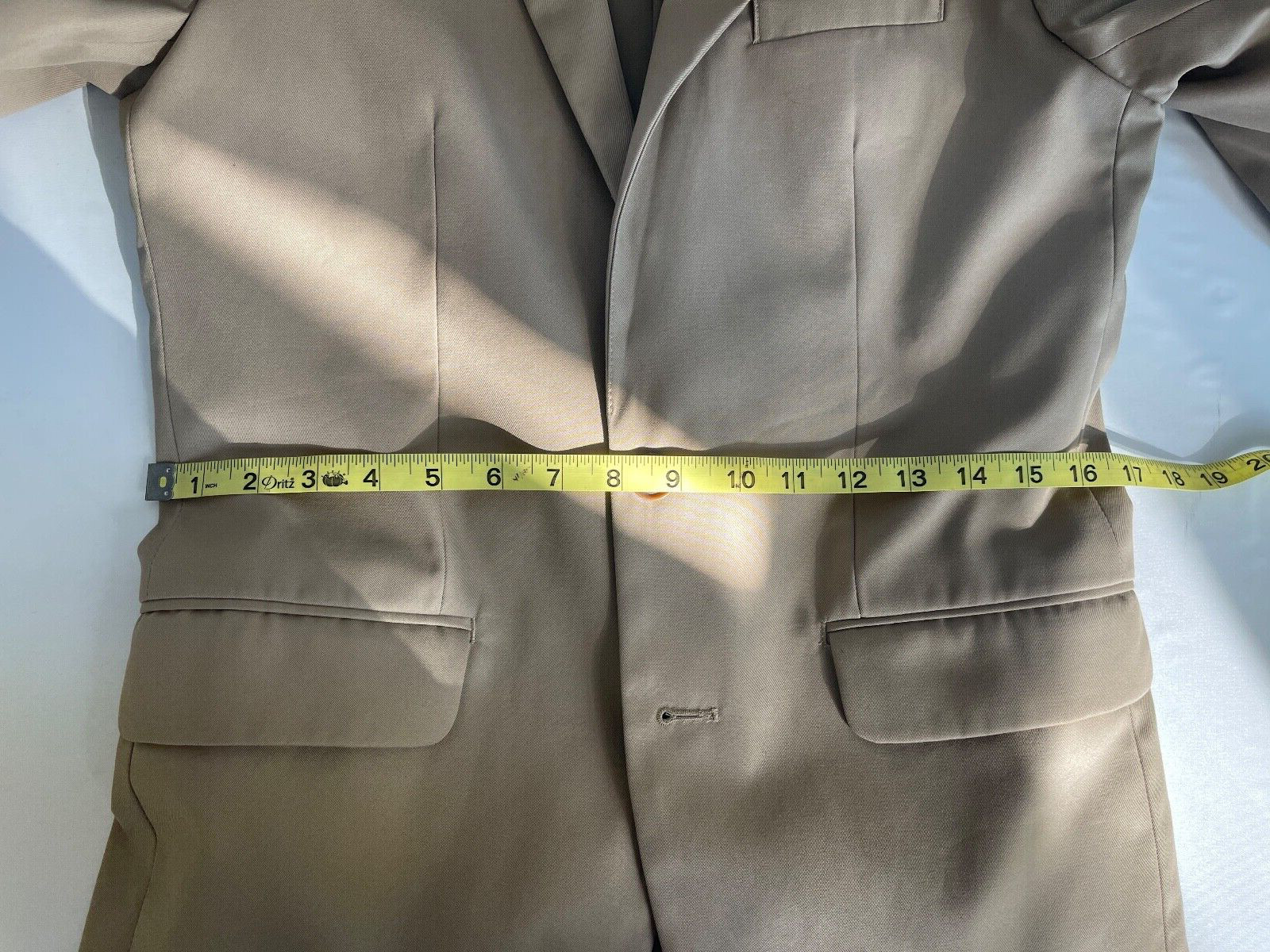 Gap Basic cotton jacket/blazer Khaki Size XS - image 5