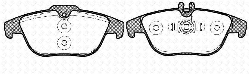 Juego Pastillas Freno Traseras + Sensores y Rotores Disco para Mercedes Benz C200 C200K W204 Foto 4 de 4