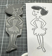 Betty Geröllheimer Flintstones Feuerstein mont. Gummistempel Stempel Neu