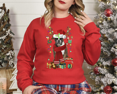 Christmas Sweater Kohls Ladies Sweatshirts Xmas Sweatshirt Boxer