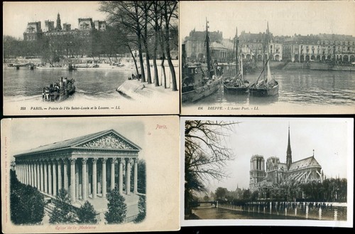 VINTAGE POSTCARDS FROM FRANCE - LOT OF 28 - UNPOSTED