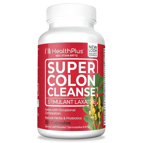 Super Colon Cleanse  120 Caps By Health Plus