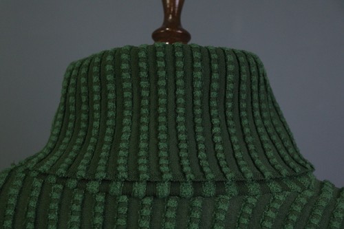 ANTONINO VALENTI grünes Langarm Viskose Viskose Bodycon Pullover Kleid Gr. 44 - Bild 11 von 15
