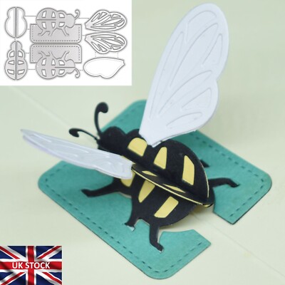 Hervorragende Popup/3D Biene Metall Stanzformen Set, Kartenherstellung, Scrapbooking, I8