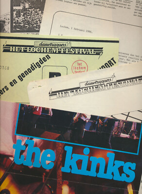 The Kinks - Stray Cats - Lochem Festival - 1981/86 [Holland] Journalist Archive