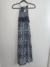 Anthropologie ASTR The Label Blue Midi Dress Size Medium Boho