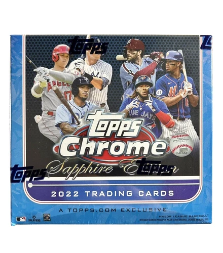 Topps 2022 Chrome Baseball Sapphire Box - 150 Cards