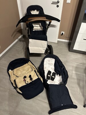 JOOLZ Geo Earth Kinderwagen, Parrot Blue, inkl. orig. Zubehör
