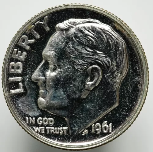 1961 (P) Proof Roosevelt Dime NGC PF-68