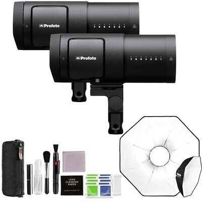 Profoto B30 OCF Flash Head Duo Kit with 24'' OCF White Beauty Dish & Accessories